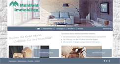 Desktop Screenshot of muehlfeld-immobilien.de
